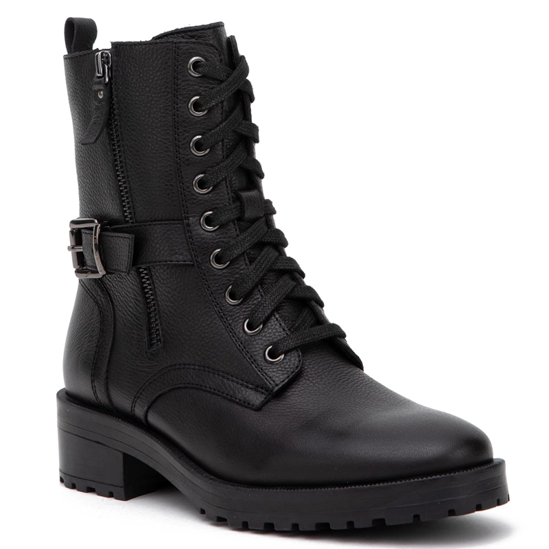 BOTIN DE CUERO MUJER GACEL NEGRO MAX - 2