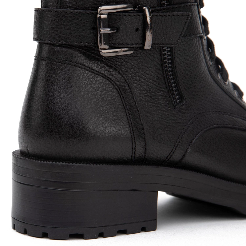 BOTIN DE CUERO MUJER GACEL NEGRO MAX - 3