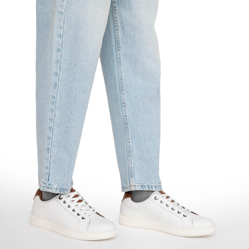 ZAPATILLA DE CUERO HOMBRE GUANTE BLANCO MELBOURNE - 2