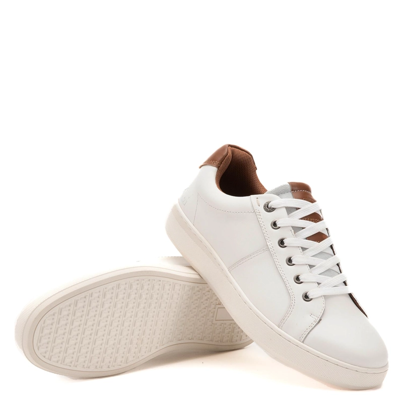 ZAPATILLA DE CUERO HOMBRE GUANTE BLANCO MELBOURNE - 4