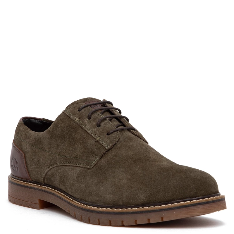 ZAPATO DE CUERO HOMBRE GUANTE OLIVO ALBANY 0036104 - 3