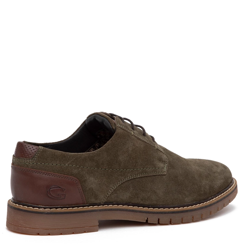 ZAPATO DE CUERO HOMBRE GUANTE OLIVO ALBANY 0036104 - 5