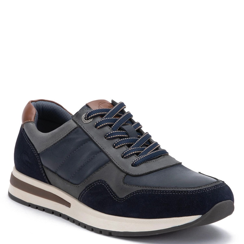 ZAPATILLA DE CUERO HOMBRE GUANTE MARINO PEKIN - 3
