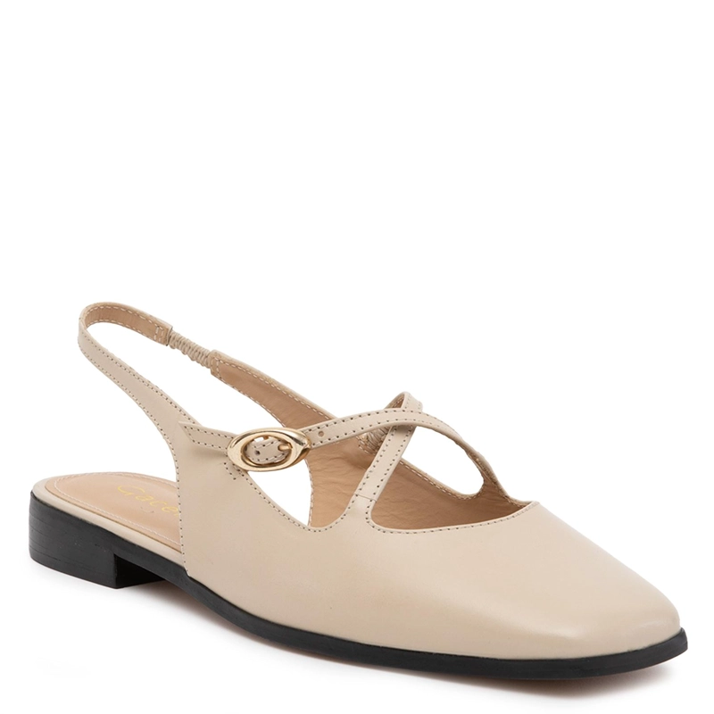 ZAPATO DE CUERO MUJER GACEL OFF WHITE KIKA - 3