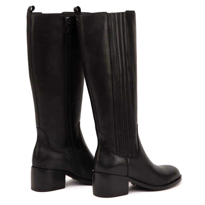 BOTA DE CUERO MUJER GACEL NEGRO GUILIAN 0660813 - 5