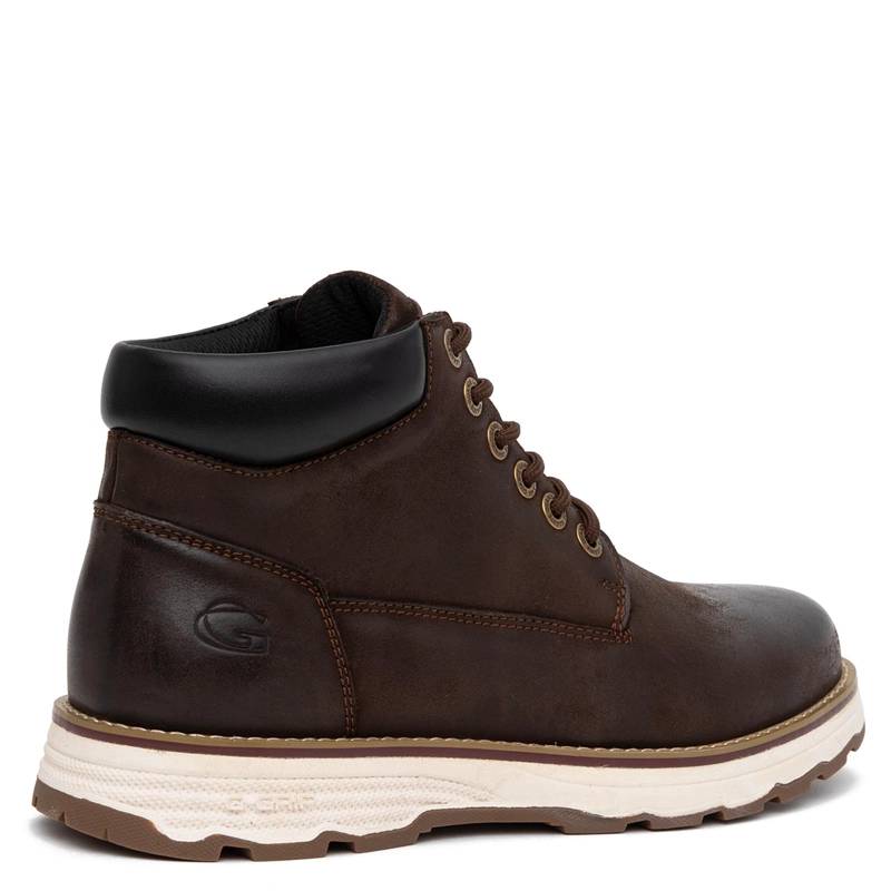 BOTIN DE CUERO HOMBRE GUANTE MARRON RODEO - 5