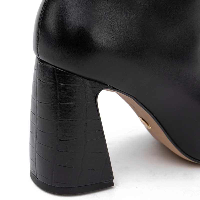 BOTIN DE CUERO MUJER GACEL NEGRO TAMY 0661028 - 4