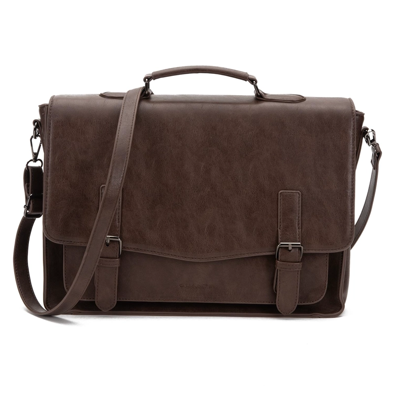 BOLSO HOMBRE GUANTE CHOCOLATE MALETIN NOTEBOOK - 1