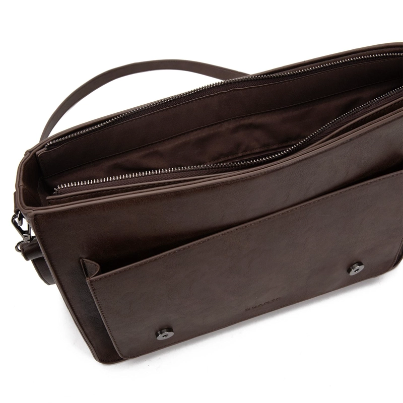 BOLSO HOMBRE GUANTE CHOCOLATE MALETIN NOTEBOOK - 4