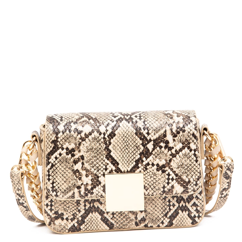 CARTERA MUJER GACEL OFF WHITE RETRO CON TAPA - 3