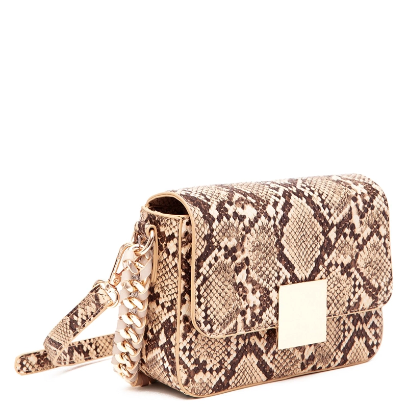 CARTERA MUJER GACEL OFF WHITE RETRO CON TAPA - 4