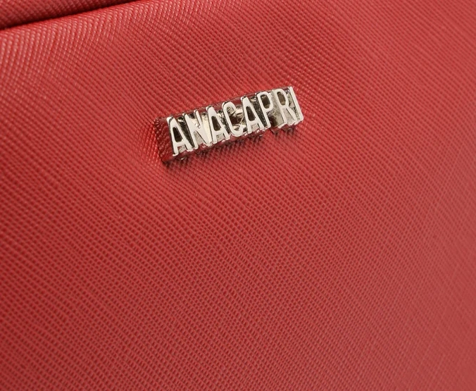 CARTERA MUJER ANACAPRI ROJO BANDOLERA PEQUEÑA - 5