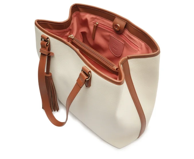 CARTERA MUJER ANACAPRI BLANCO SHOPPING - 4