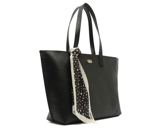 CARTERA MUJER ANACAPRI NEGRO SHOPPING - 2