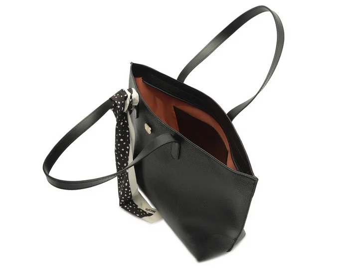 CARTERA MUJER ANACAPRI NEGRO SHOPPING - 4
