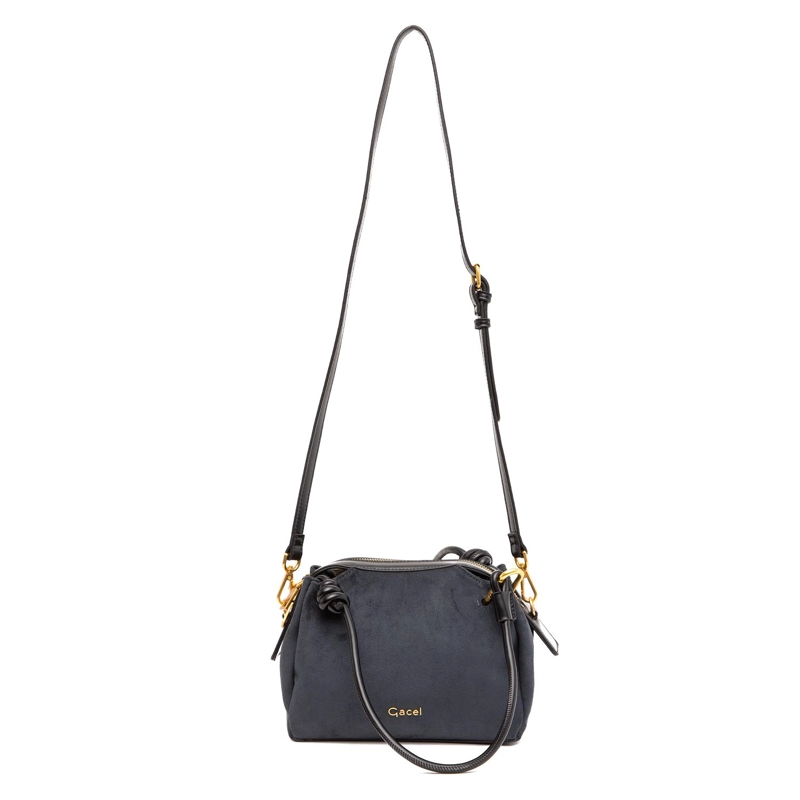 CARTERA MUJER GACEL AZUL DOS ASAS PEQUEÑA - 1