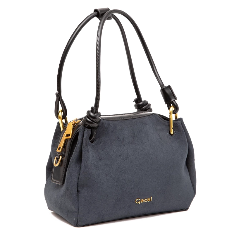 CARTERA MUJER GACEL AZUL DOS ASAS PEQUEÑA - 4