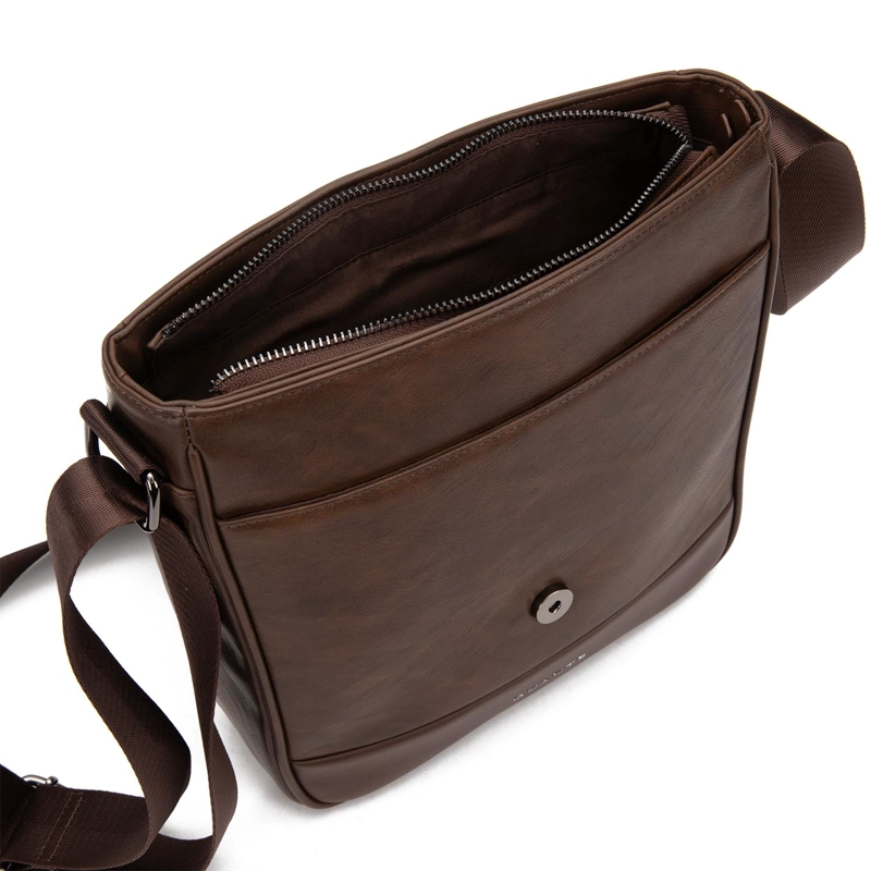 BOLSO HOMBRE GUANTE CHOCOLATE MORRAL - 4