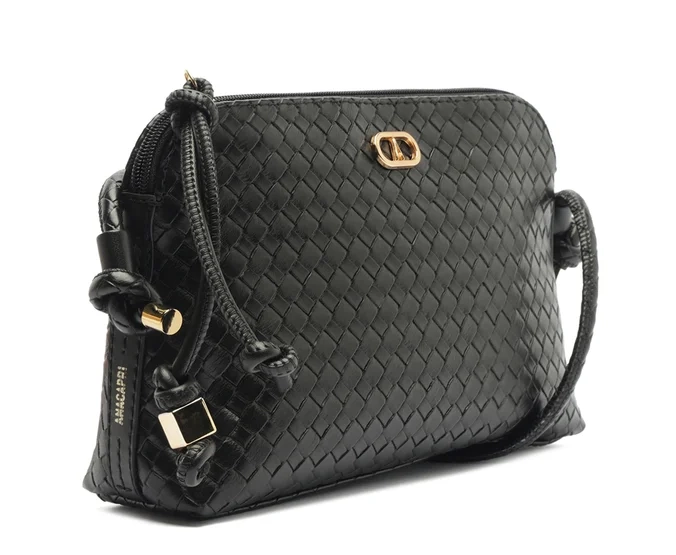 CARTERA MUJER ANACAPRI NEGRO BANDOLERA - 2