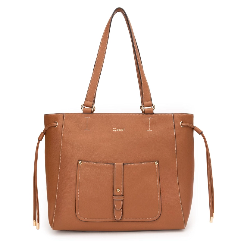 CARTERA MUJER GACEL TOSTADO SHOPPING - 1