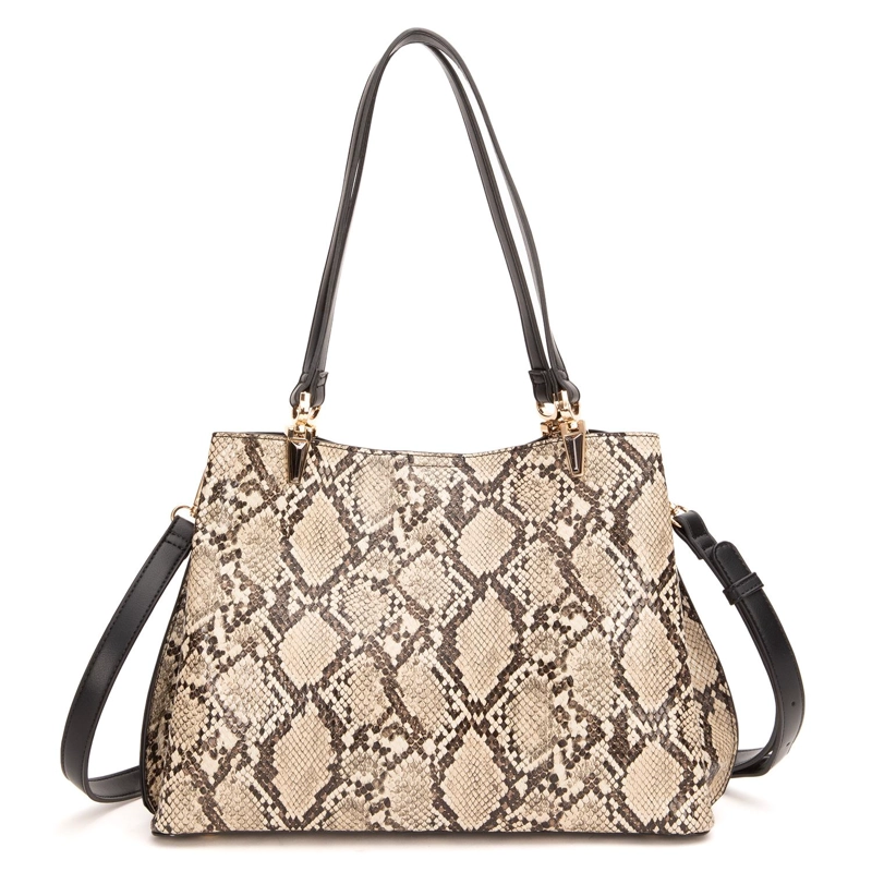 CARTERA MUJER GACEL OFF WHITE DOS ASAS GRANDE - 3