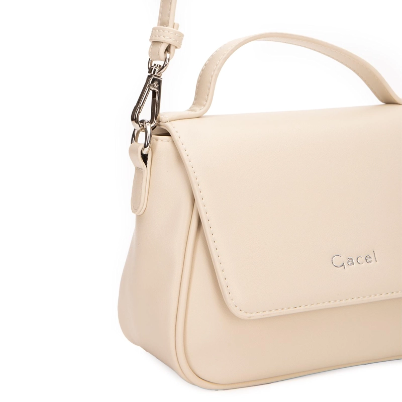 CARTERA MUJER GACEL OFF WHITE BANDOLERA PEQUEÑA - 5