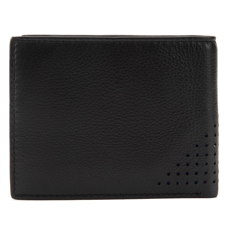 BILLETERA DE CUERO HOMBRE GUANTE NEGRO SIMPLE - 3