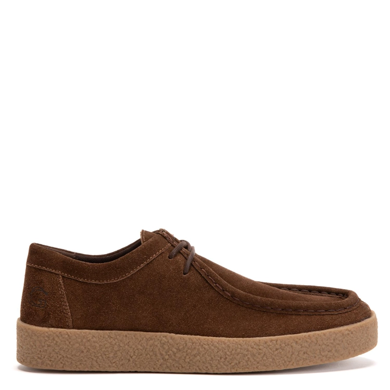 ZAPATO DE CUERO HOMBRE GUANTE CHOCOLATE SUCRE - 1