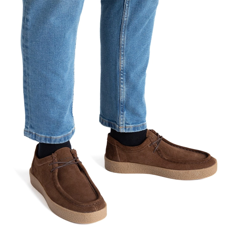 ZAPATO DE CUERO HOMBRE GUANTE CHOCOLATE SUCRE - 2