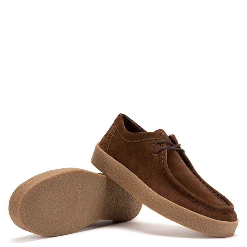 ZAPATO DE CUERO HOMBRE GUANTE CHOCOLATE SUCRE - 4