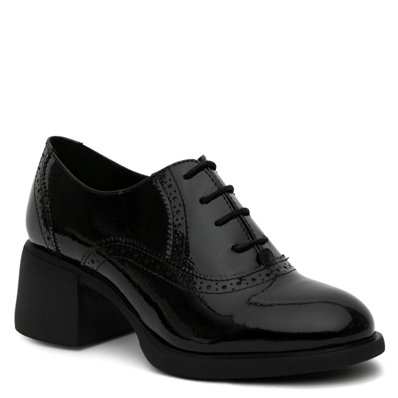ZAPATO DE CUERO MUJER GACEL NEGRO WONDY - 3
