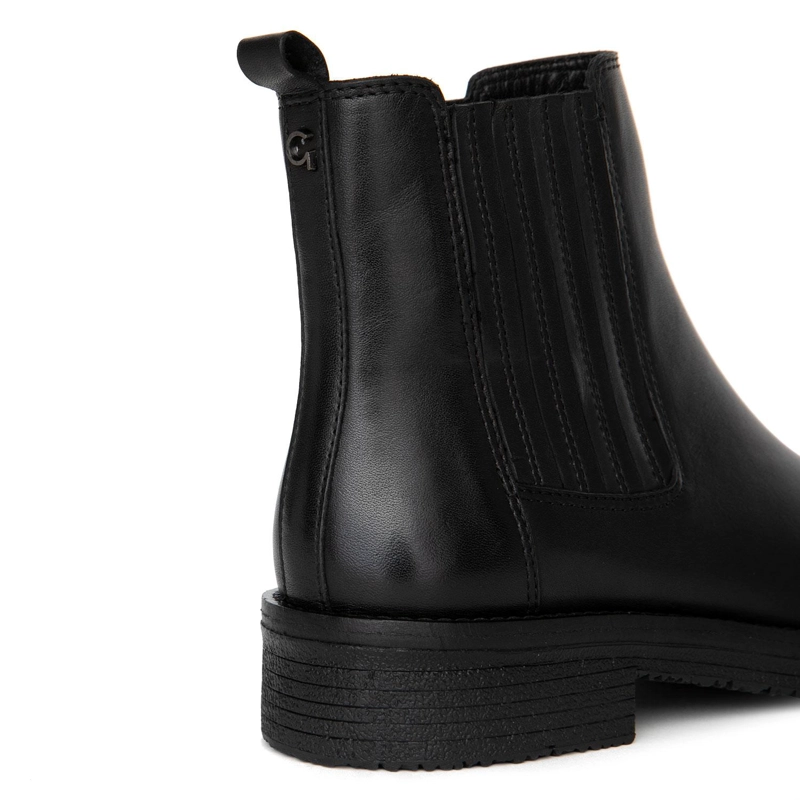 BOTIN DE CUERO MUJER GACEL NEGRO NORA 0660945 - 4