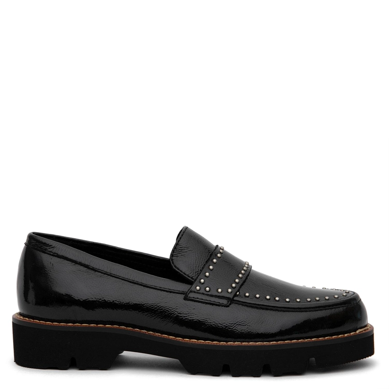 MOCASIN DE CUERO MUJER GACEL NEGRO MORGAN 0660929 - 1
