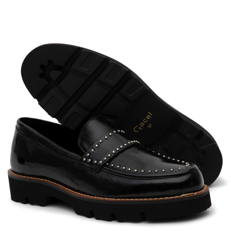 MOCASIN DE CUERO MUJER GACEL NEGRO MORGAN 0660929 - 3