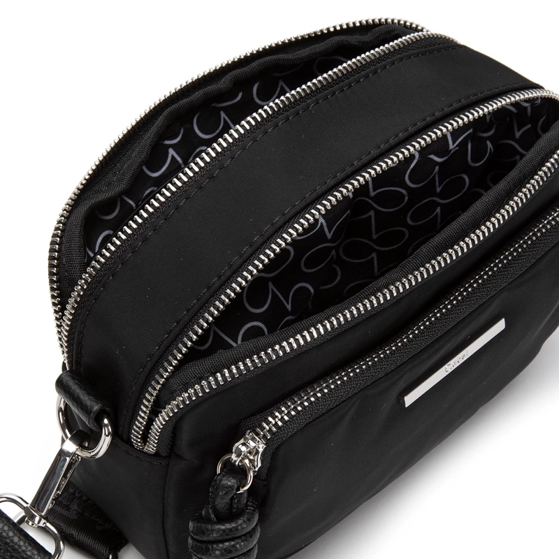 CARTERA MUJER GACEL NEGRO BANDOLERA PEQUEÑA - 4