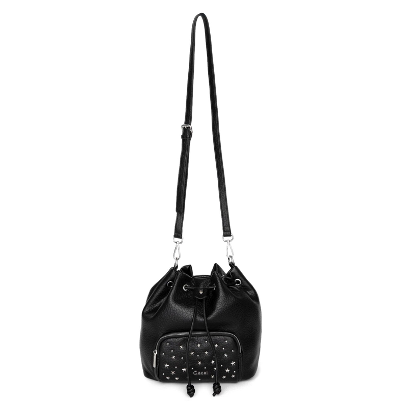 CARTERA MUJER GACEL NEGRO BUCKET - 1