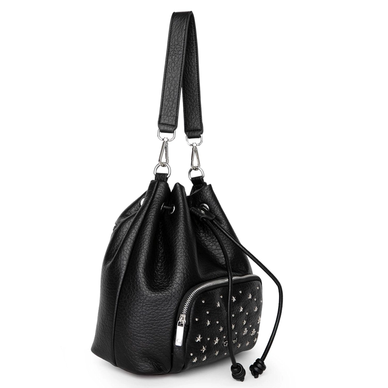 CARTERA MUJER GACEL NEGRO BUCKET - 3