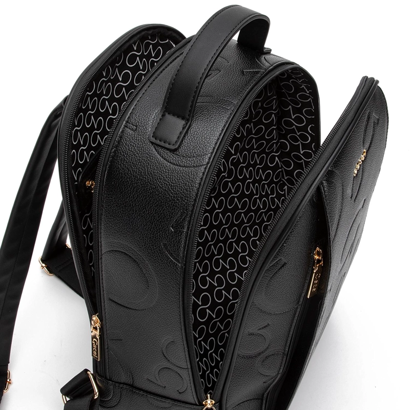 MOCHILA MUJER GACEL NEGRO GRANDE - 3