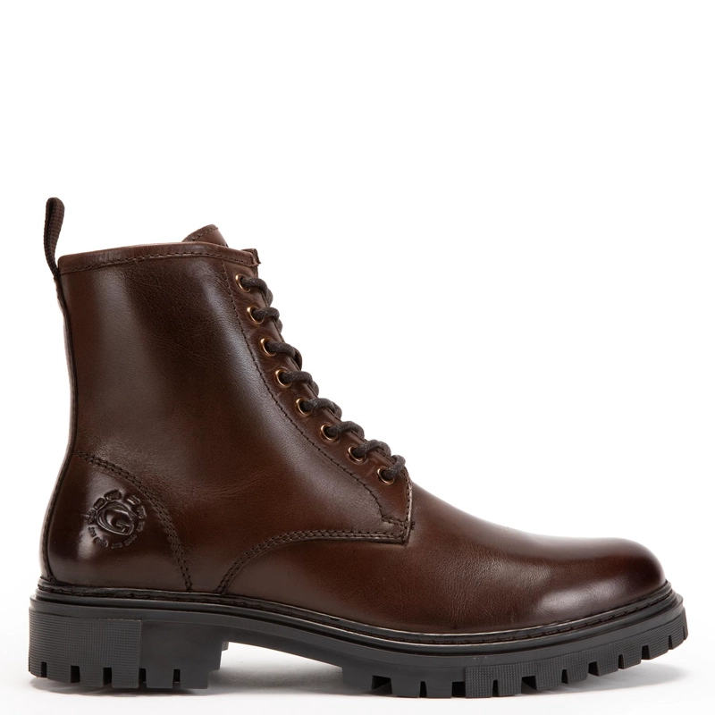 BOTIN DE CUERO HOMBRE GUANTE MARRON SINTRA - 1