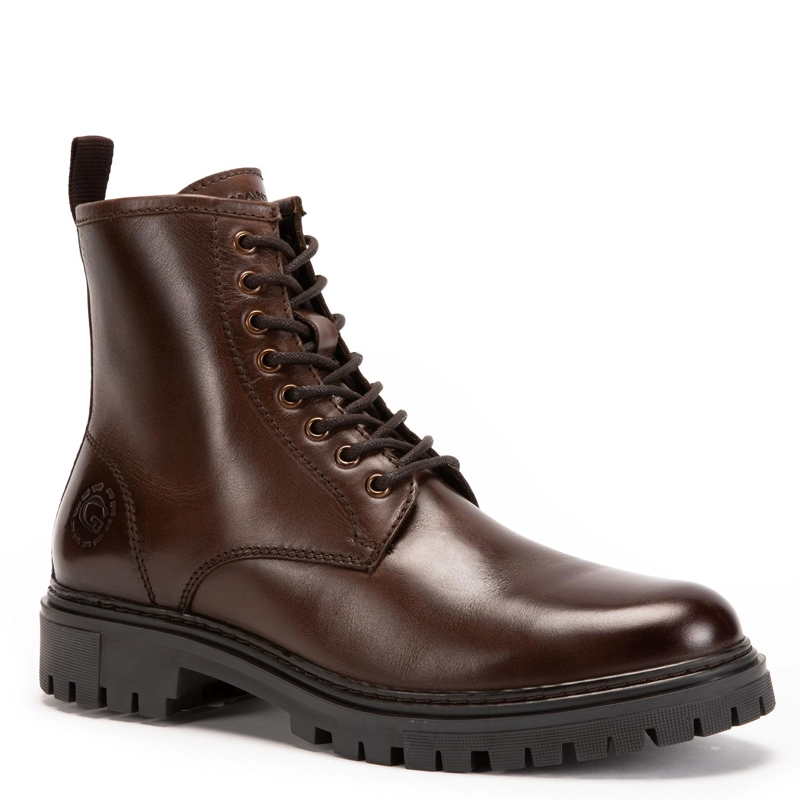 BOTIN DE CUERO HOMBRE GUANTE MARRON SINTRA - 3