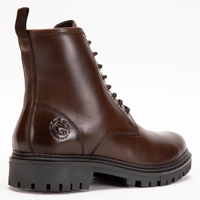 BOTIN DE CUERO HOMBRE GUANTE MARRON SINTRA - 5