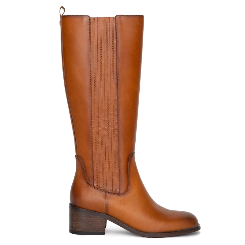 BOTA DE CUERO MUJER GACEL TOSTADO GUILIAN 0660814 - 1