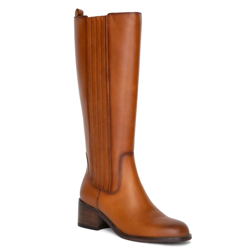 BOTA DE CUERO MUJER GACEL TOSTADO GUILIAN 0660814 - 2