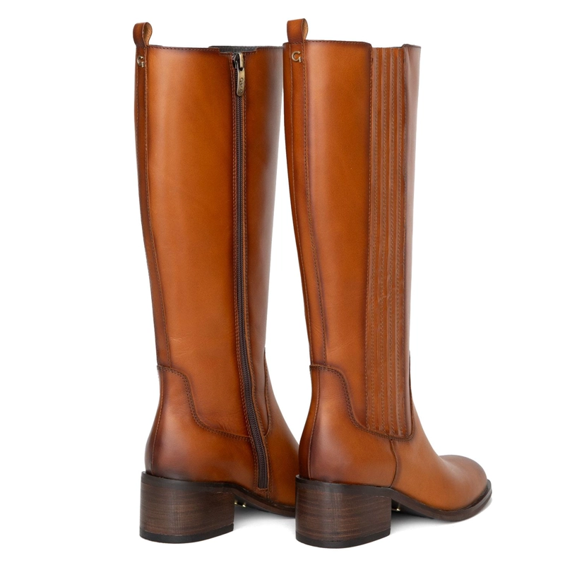 BOTA DE CUERO MUJER GACEL TOSTADO GUILIAN 0660814 - 4