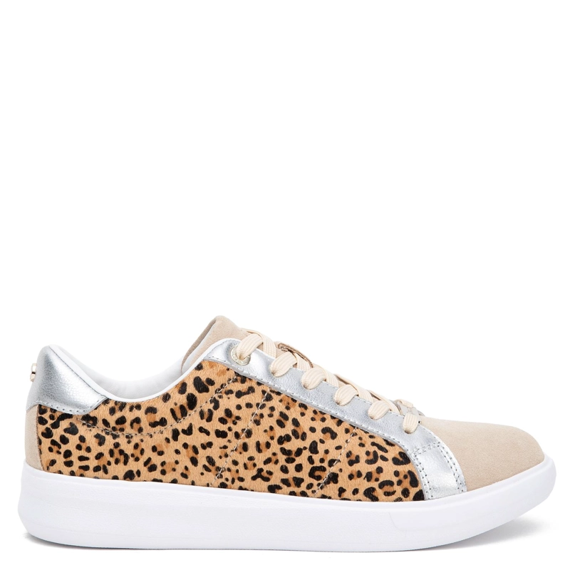 ZAPATILLA DE CUERO MUJER GACEL LEOPARDO ROSALIA - 1