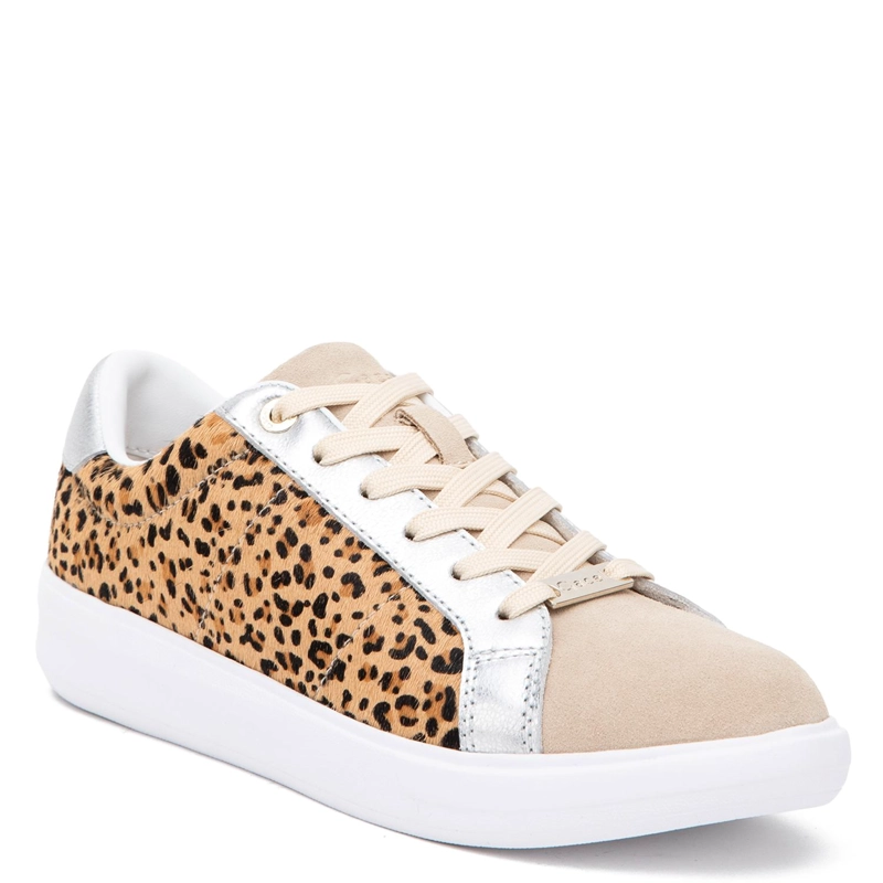 ZAPATILLA DE CUERO MUJER GACEL LEOPARDO ROSALIA - 3