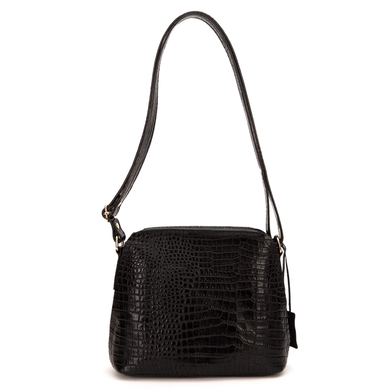 CARTERA DE CUERO MUJER GACEL NEGRO BANDOLERA GRANDE CAR2805 - 3