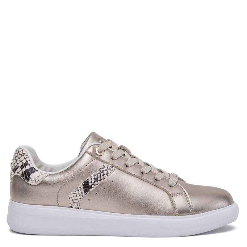 ZAPATILLA DE CUERO MUJER GACEL DORADO ROSALIA - 1