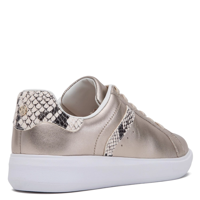 ZAPATILLA DE CUERO MUJER GACEL DORADO ROSALIA - 5