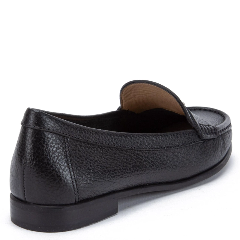 MOCASIN DE CUERO MUJER GACEL NEGRO SIRI - 5